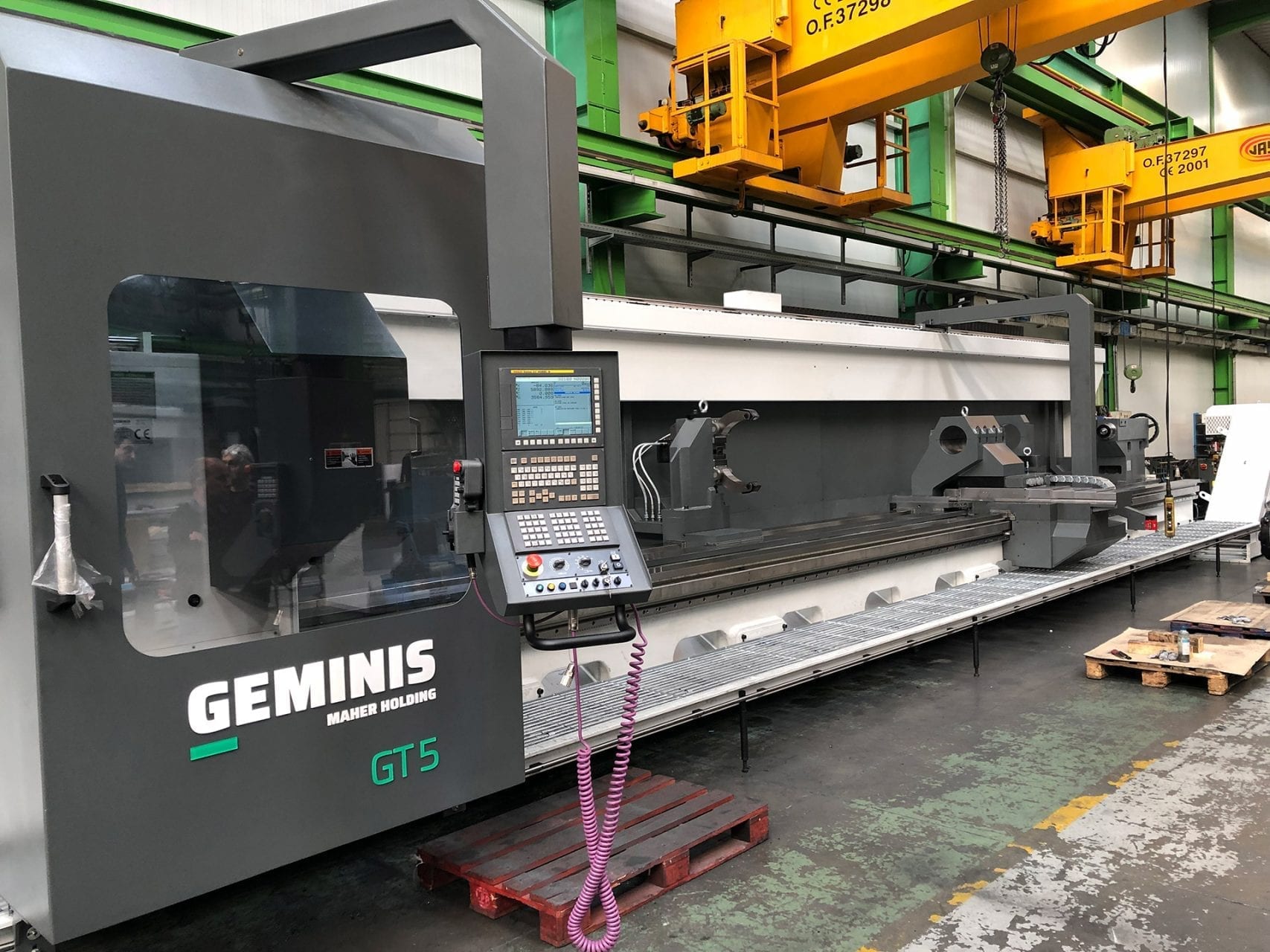 New Geminis 10 meter CNC Lathe